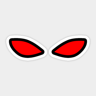 Red Spider Eyes Sticker